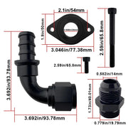 For 2011-2023 Ford 6.7L Powerstroke CCV Reroute Kit Engine Ventilation Kit | SPELAB SPELAB