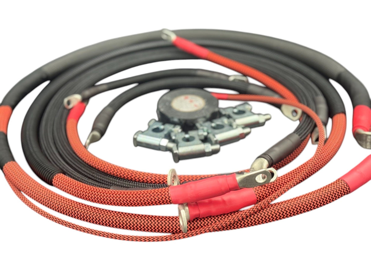Battery Cable Kit - 7.3L Diesel - 1988-1997 Ford F-Series Performance Custom Cables