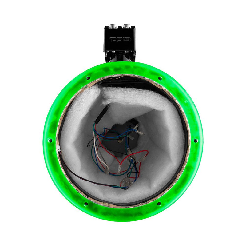 NXL 10" Marine and Powersports Empty Tower LED RGB Lights -Black Carbon Fiber