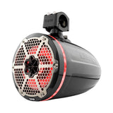 Bronco 6th Gen Roll Bar Audio Bundle – 8" Marine Tower Speakers with RGB LED Lights and OEM Roll Bar Mounting Clamps