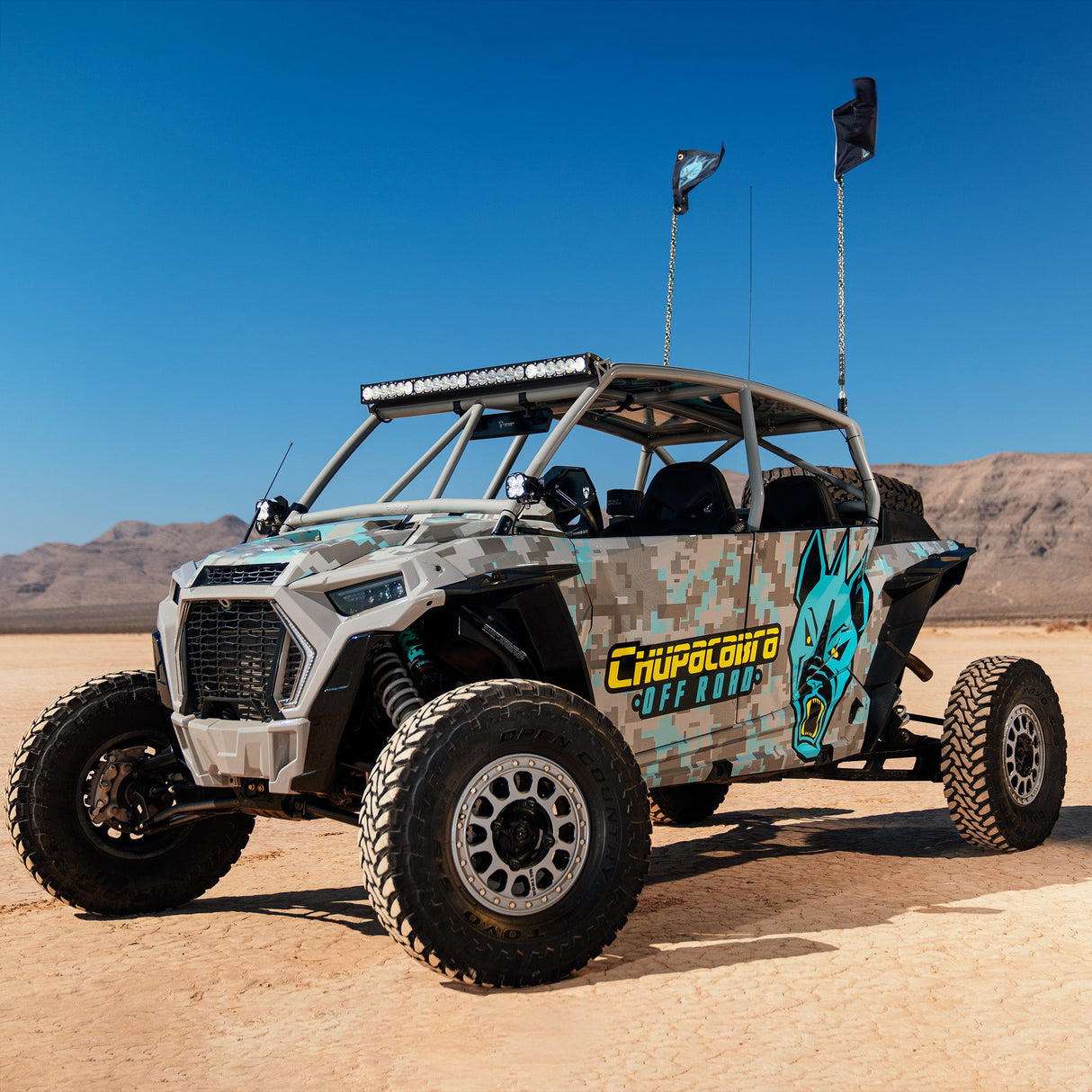Cuero Pro Mirror Light Combo in Black Chupacabra Offroad