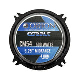 Orion CM54 – 5.25 inch 4 Ohm Midrange Speaker | 125W RMS Power & Precision Audio ORION Orion CM54 – 5.25 inch 4 Ohm Midrange Speaker | 125W RMS Power & Precision Audio Orion CM54 – 5.25 inch 4 Ohm Midrange Speaker | 125W RMS Power & Precision Audio Orion CM54 – 5.25 inch 4 Ohm Midrange Speaker | 125W RMS Power & Precision Audio Orion CM54 – 5.25 inch 4 Ohm Midrange Speaker | 125W RMS Power & Precision Audio