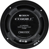CM655DC - 6.5 Inch 4 Ohm Dust Cap Midrange Speaker 250 Watts RMS ORION CM655DC - 6.5 Inch 4 Ohm Dust Cap Midrange Speaker 250 Watts RMS CM655DC - 6.5 Inch 4 Ohm Dust Cap Midrange Speaker 250 Watts RMS CM655DC - 6.5 Inch 4 Ohm Dust Cap Midrange Speaker 250 Watts RMS CM655DC - 6.5 Inch 4 Ohm Dust Cap Midrange Speaker 250 Watts RMS
