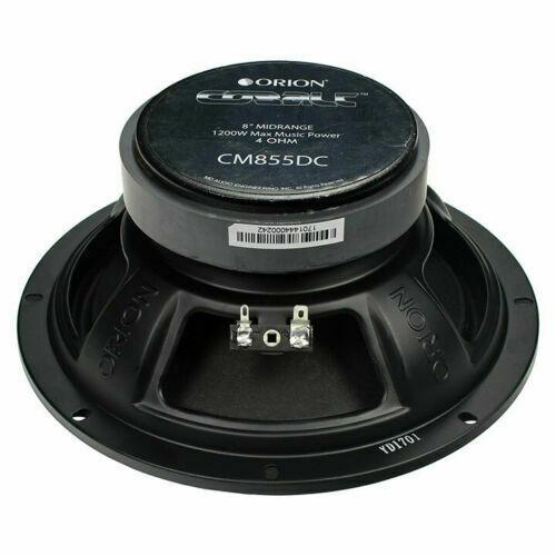 CM855DC - 8 Inch 4 Ohm Dust Cap Midrange Speaker 300 Watts RMS ORION CM855DC - 8 Inch 4 Ohm Dust Cap Midrange Speaker 300 Watts RMS CM855DC - 8 Inch 4 Ohm Dust Cap Midrange Speaker 300 Watts RMS CM855DC - 8 Inch 4 Ohm Dust Cap Midrange Speaker 300 Watts RMS CM855DC - 8 Inch 4 Ohm Dust Cap Midrange Speaker 300 Watts RMS