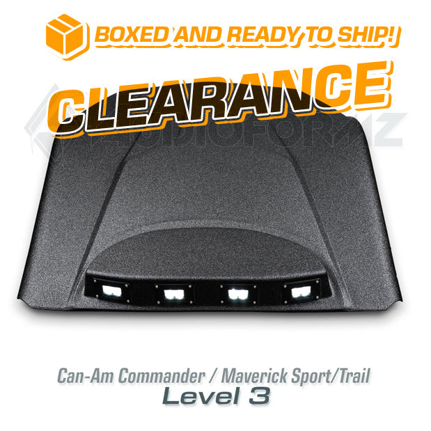 2021+ Can-Am Commander / 2019+ Maverick Sport / 2018+ Maverick Trail LEVEL 3 Stereo Top (2-Seat) Can-Am