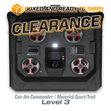 2021+ Can-Am Commander / 2019+ Maverick Sport / 2018+ Maverick Trail LEVEL 3 Stereo Top (2-Seat) Can-Am