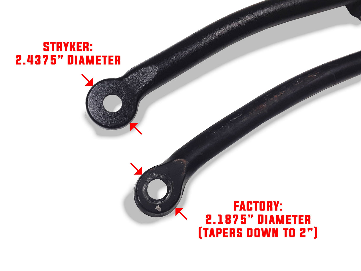 0-4" (or 5-8" when paired with drop bracket) Lift Height Adjustable Track Bar for 2017-2026 Ford F450/F550 Super Duty 4WD Stryker Off Road Design