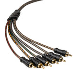 3Ft 6-Channel Interconnect Cable for Car Audio (CPP-MC3) Audiopipe