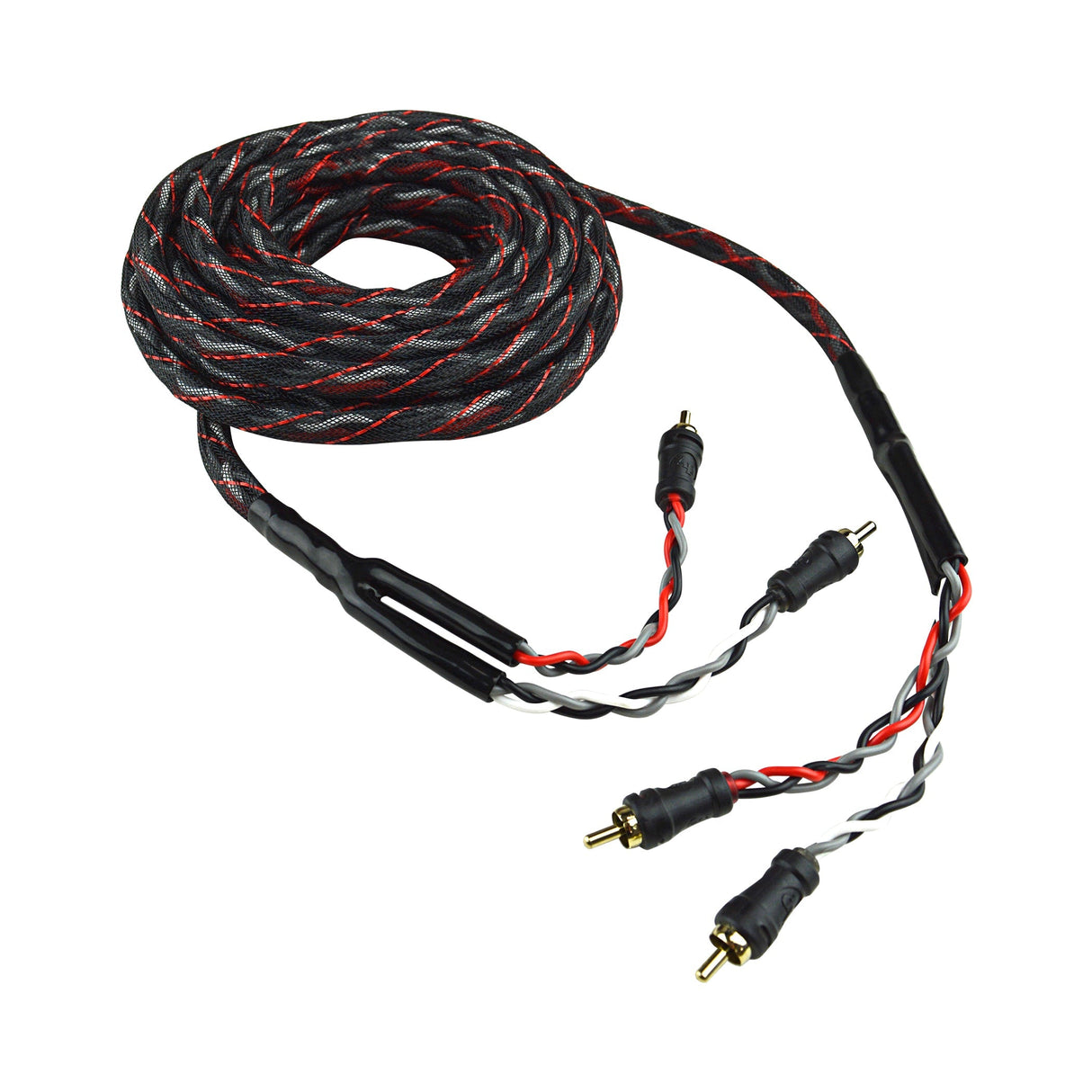 17' Competition Rated RCA Twisted Cable for Car Audio (CPP-TW17) Audiopipe