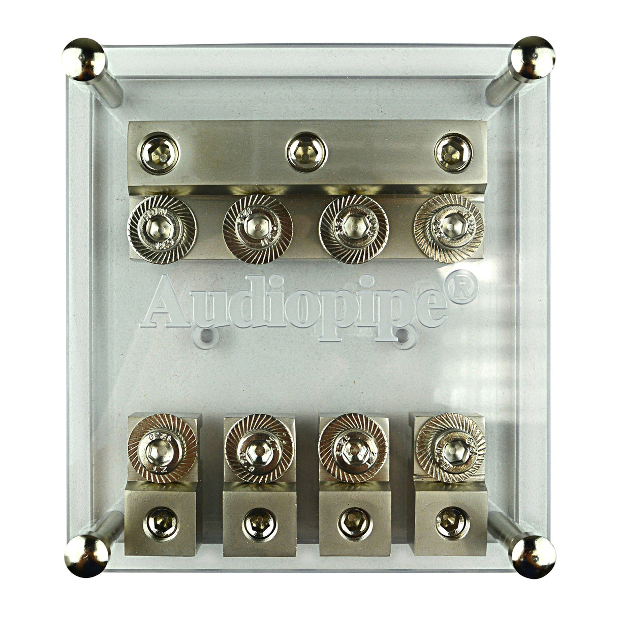 4-Way Positive Distribution Block (CQ-304-404ANL) Audiopipe