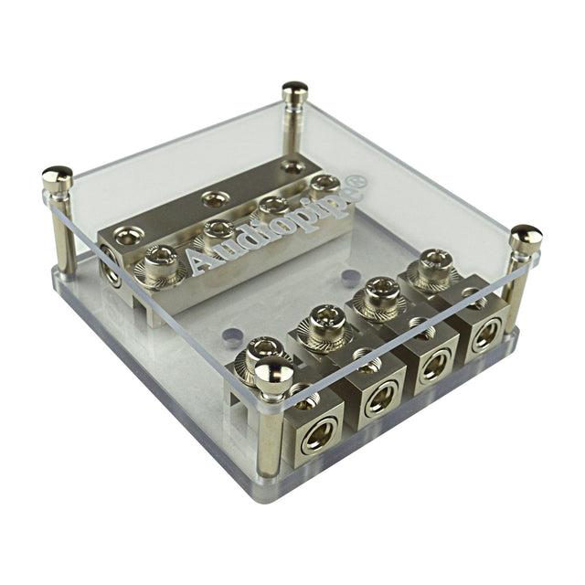4-Way Positive Distribution Block (CQ-304-404ANL) Audiopipe