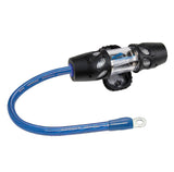 Heavy Duty AGU Fuse Holder with BLUE LED (CQ-7304P BLU) Audiopipe