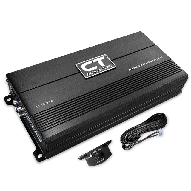 CT-1000.1D // 1000 Watts RMS Monoblock Car Amplifier CT Sounds