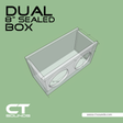 Dual 8 Inch Sealed Subwoofer Box Design CT Sounds