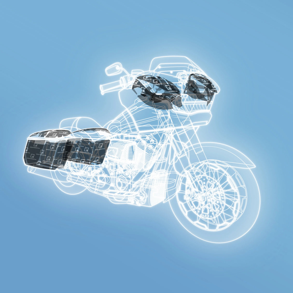 Saddlebag Vehicle Specific Kit for Harley Davidson Touring Models | 2024+ SoundSkins Global