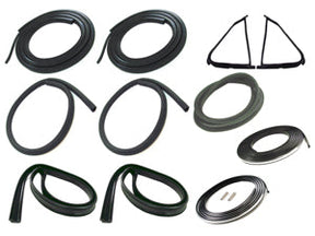 Precision Weatherstrip Kit w/Chrome Trim (1987-1991) Precision