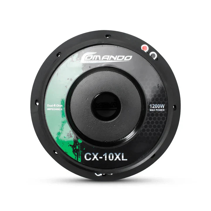 CX-10XL | 10'' | 1200W MAX | Dual 4Ω COMANDO