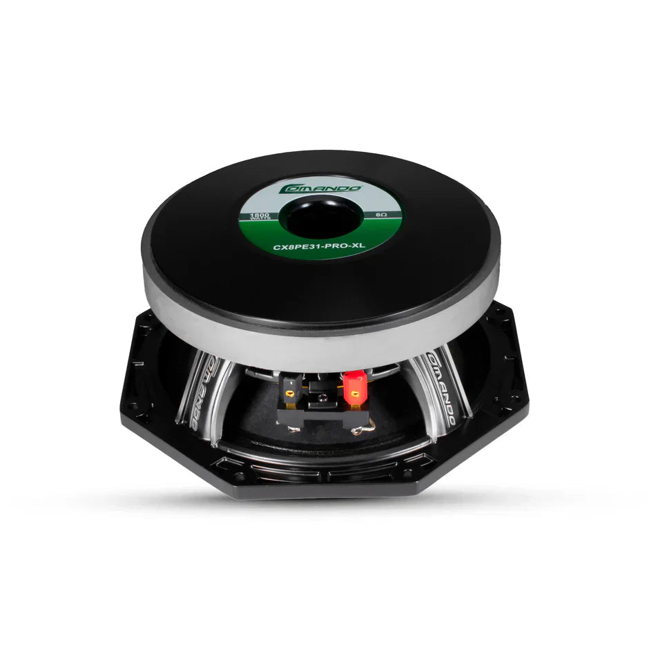 CX8PE31-PRO-XL | PRO AUDIO 8'' MIDRANGE SPEAKER | 1800W MAX | 8Ω COMANDO