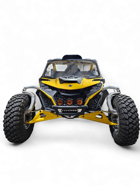 2024 + Can-Am Maverick R Amp front winch bumper www.elektricoffroad.com