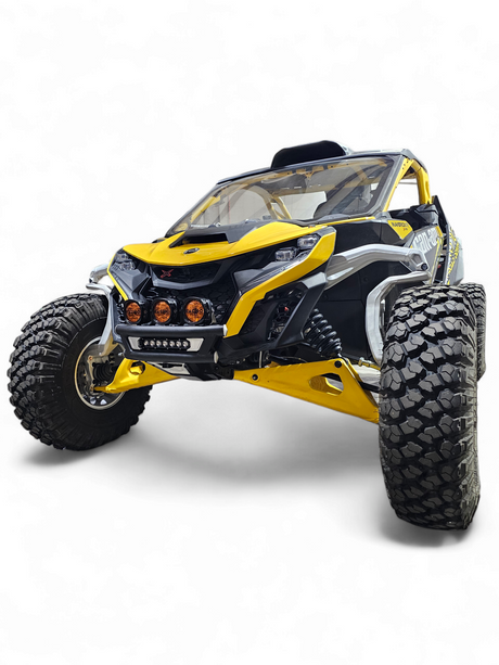 2024 + Can-Am Maverick R Amp front winch bumper www.elektricoffroad.com