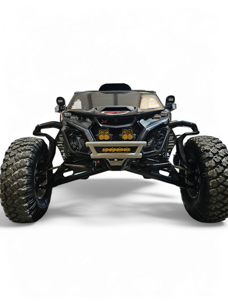 2024 + Can-Am Maverick R Amp front winch bumper www.elektricoffroad.com