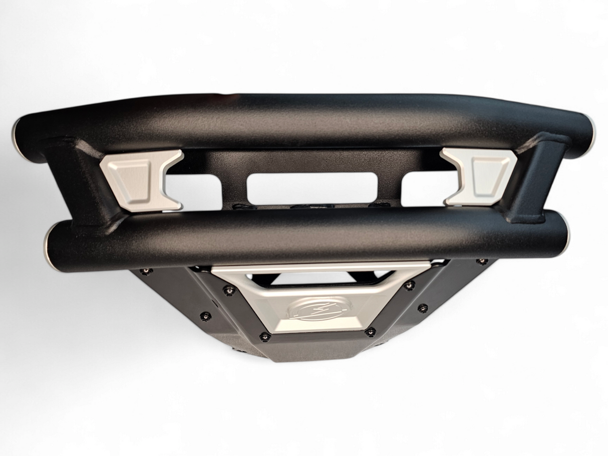 2024 + Can-Am Maverick R Amp front winch bumper www.elektricoffroad.com