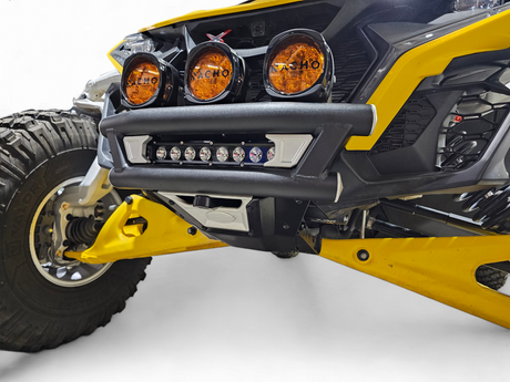 2024 + Can-Am Maverick R Amp front winch bumper www.elektricoffroad.com