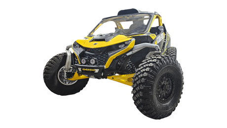 2024 + Can-Am Maverick R Amp front winch bumper www.elektricoffroad.com