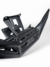 2017 to Current Can-Am X3 Maverick Machined Billet Front Winch Bumper (Black Anodize) www.elektricoffroad.com