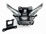 2017 to Current Can-Am X3 Maverick Machined Billet Front Winch Bumper (Clear Anodize) www.elektricoffroad.com