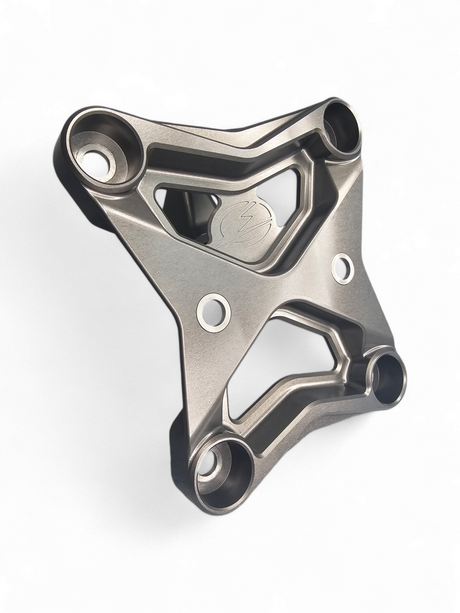 2017 to current Can Am X3 Maverick 6 bolt EOD XL Radius Rod Plate with Tow Hook Gun Metal www.elektricoffroad.com