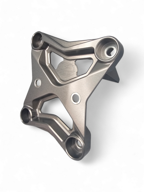 2017 to current Can Am X3 Maverick 6 bolt EOD XL Radius Rod Plate with Tow Hook Gun Metal www.elektricoffroad.com