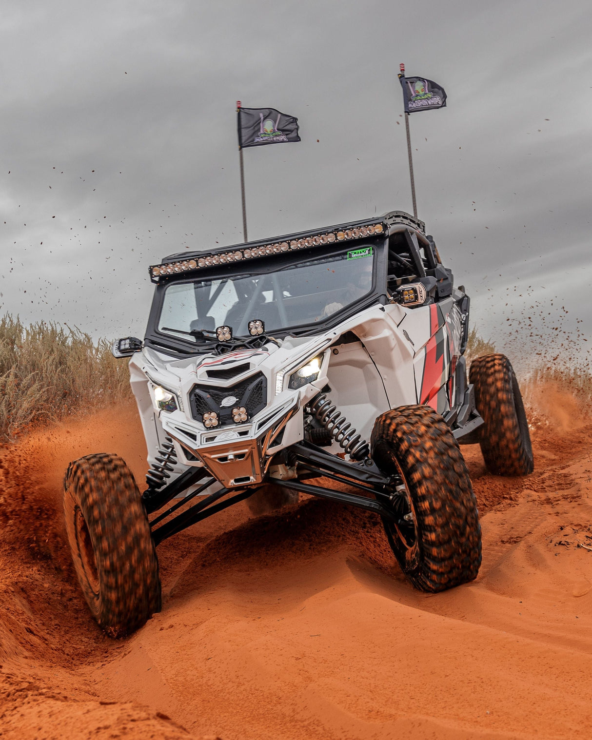 2017-2024 Can Am X3 Maverick Volt Series Sheet Metal Grille www.elektricoffroad.com