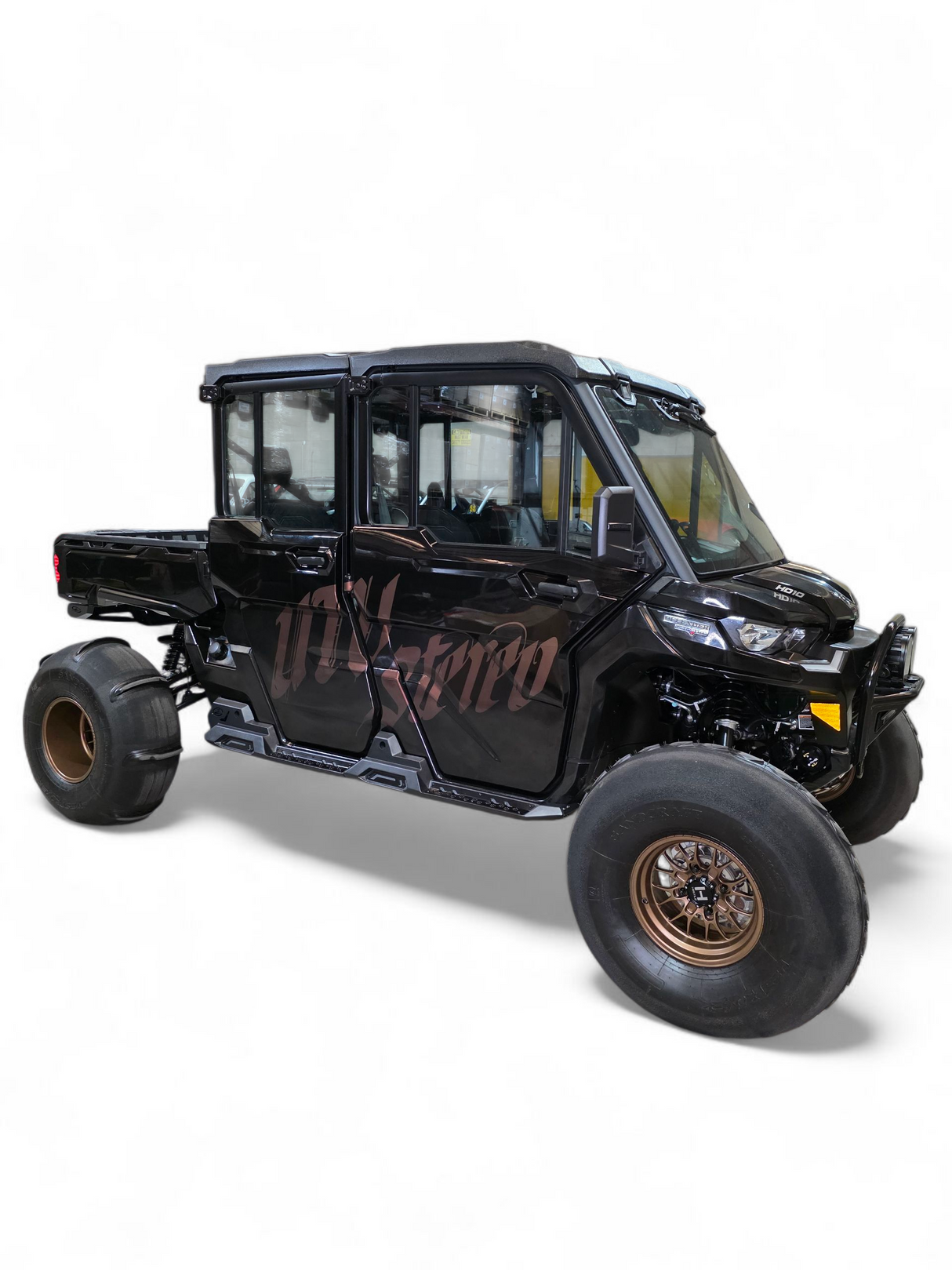 2016+ Can Am Defender HD10 Rock Steps (4 Seat) www.elektricoffroad.com