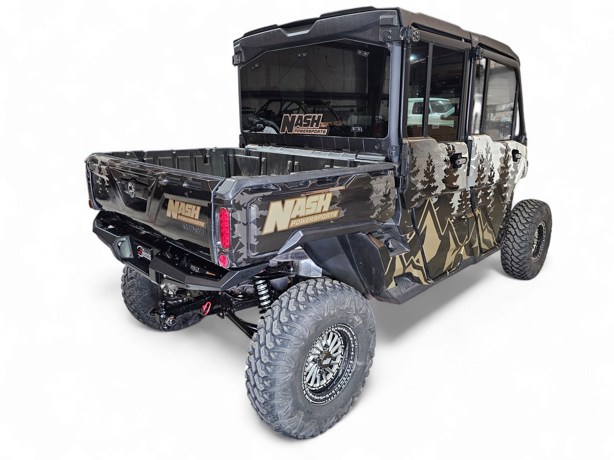 2016+ Can-Am Defender HD10 Volt Rear Bumper www.elektricoffroad.com