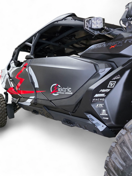 2024+ Can Am Maverick R Volt Rocker Steps 4 Seat www.elektricoffroad.com