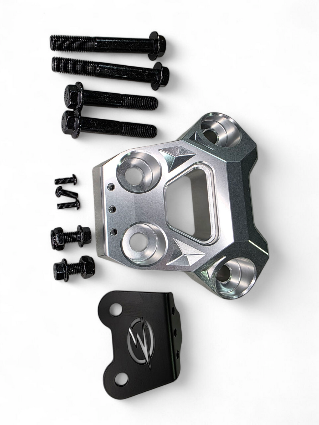2024+ Can Am Maverick R Radius Rod Plate (Clear) www.elektricoffroad.com