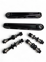 2024+ Can Am Maverick R Front Sway Bar Links Anodized Black www.elektricoffroad.com