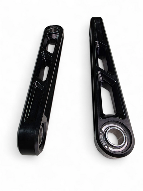 2024+ Can Am Maverick R Front Sway Bar Links Anodized Black www.elektricoffroad.com