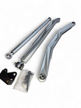 2024+ Can Am Maverick R High Clearance Adjustable Radius Rods (Anodized Clear) www.elektricoffroad.com