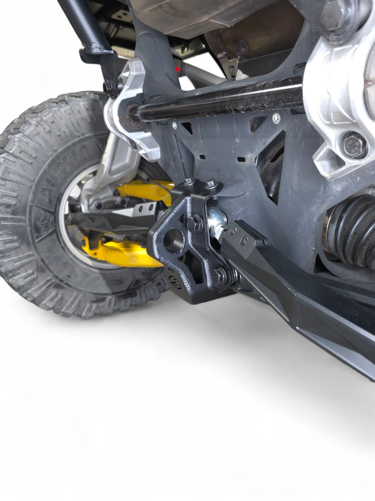 2024-26 Can Am Maverick R Sheet Metal Radius Rod Plate (2 Seat) Does not fit RC Models www.elektricoffroad.com