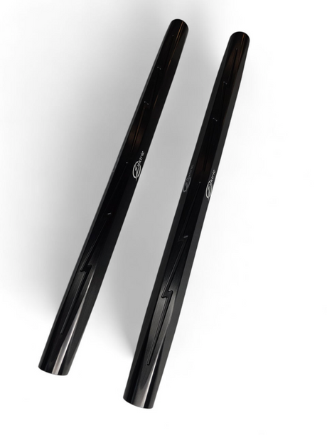 2017+ Can Am X3 Maverick Billet Tie Rods Anodized Black (RS 72" Model Only) www.elektricoffroad.com