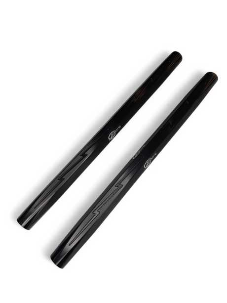 2017+ Can Am X3 Maverick Billet Tie Rods Anodized Black (RS 72" Model Only) www.elektricoffroad.com