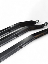 2017+ Can Am X3 Maverick Volt Billet Radius Rods Anodized Black (RS 72" Model Only) www.elektricoffroad.com