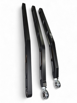 2017+ Can Am X3 Maverick Volt Billet Radius Rods Anodized Black (RS 72" Model Only) www.elektricoffroad.com
