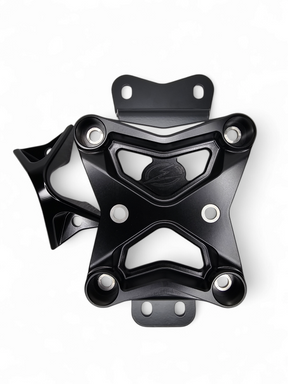 2022 to Current Can Am X3 10 Bolt Radius Rod Plate with Pull Hook (Black) www.elektricoffroad.com