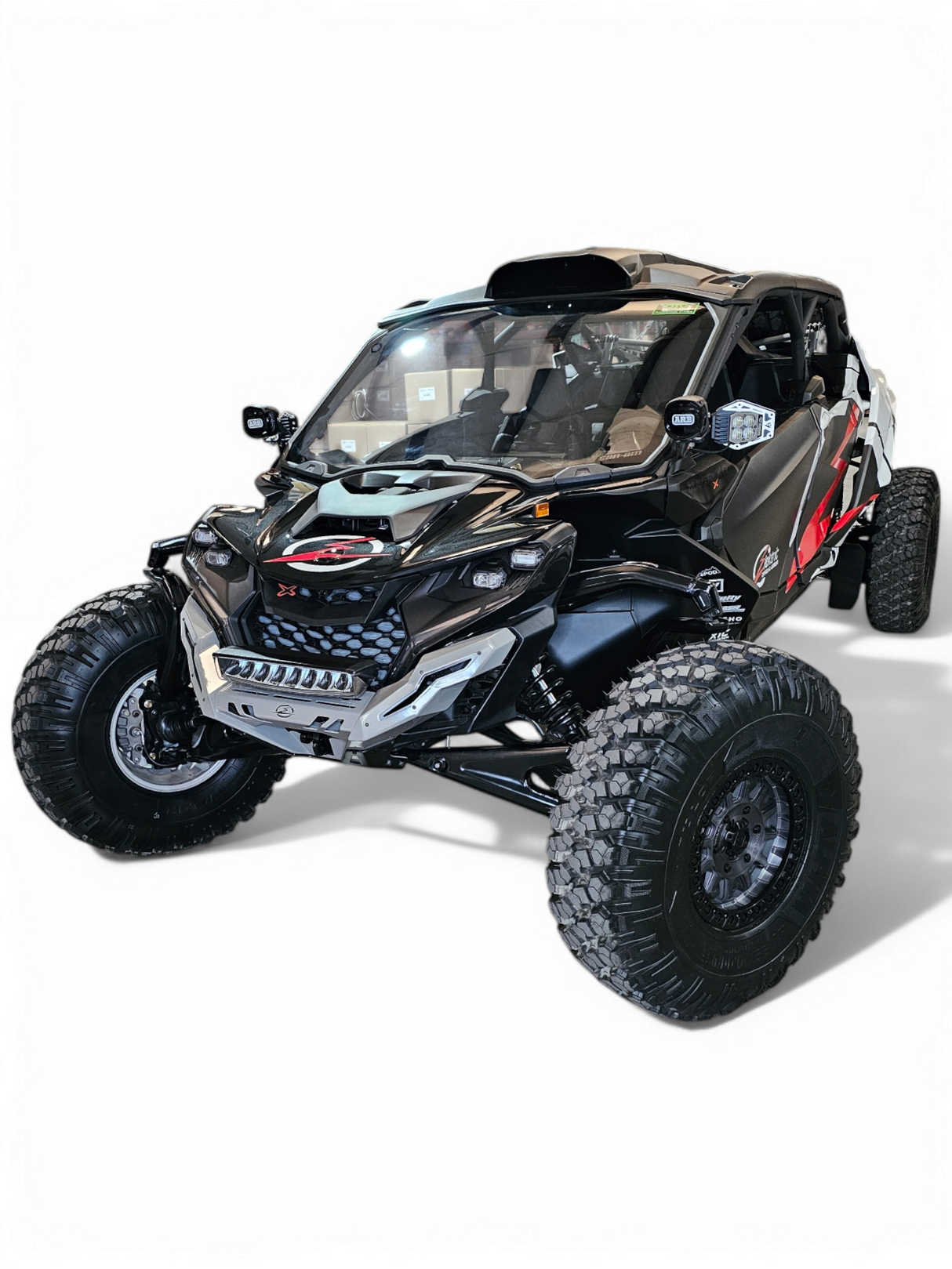 2024 to Current Maverick R Volt Front Winch Bumper www.elektricoffroad.com