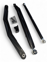 2024+ Can Am Maverick R High Clearance Adjustable Radius Rods (Anodized Black) www.elektricoffroad.com