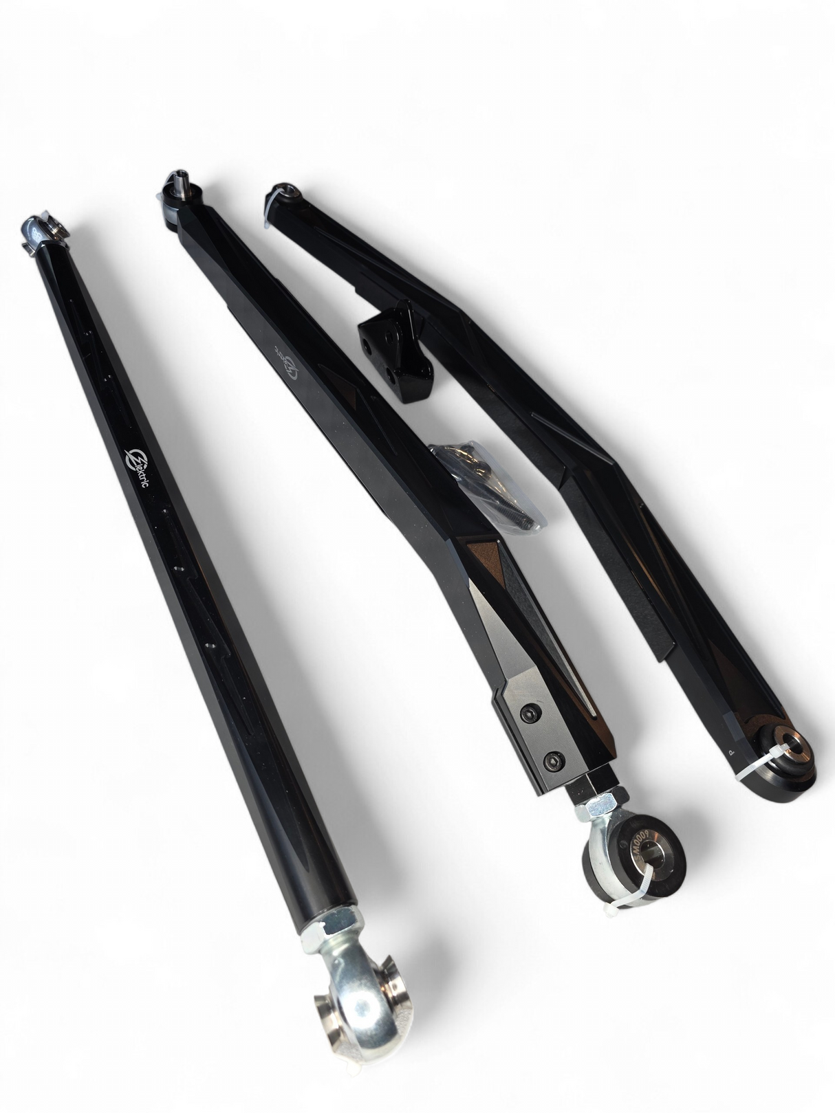 2024+ Can Am Maverick R High Clearance Adjustable Radius Rods (Anodized Black) www.elektricoffroad.com