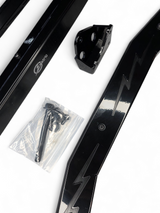2024+ Can Am Maverick R High Clearance Adjustable Radius Rods (Anodized Black) www.elektricoffroad.com